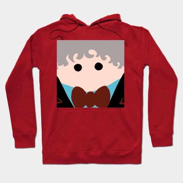 Minimalistic Third Doctor Hoodie by alxandromeda